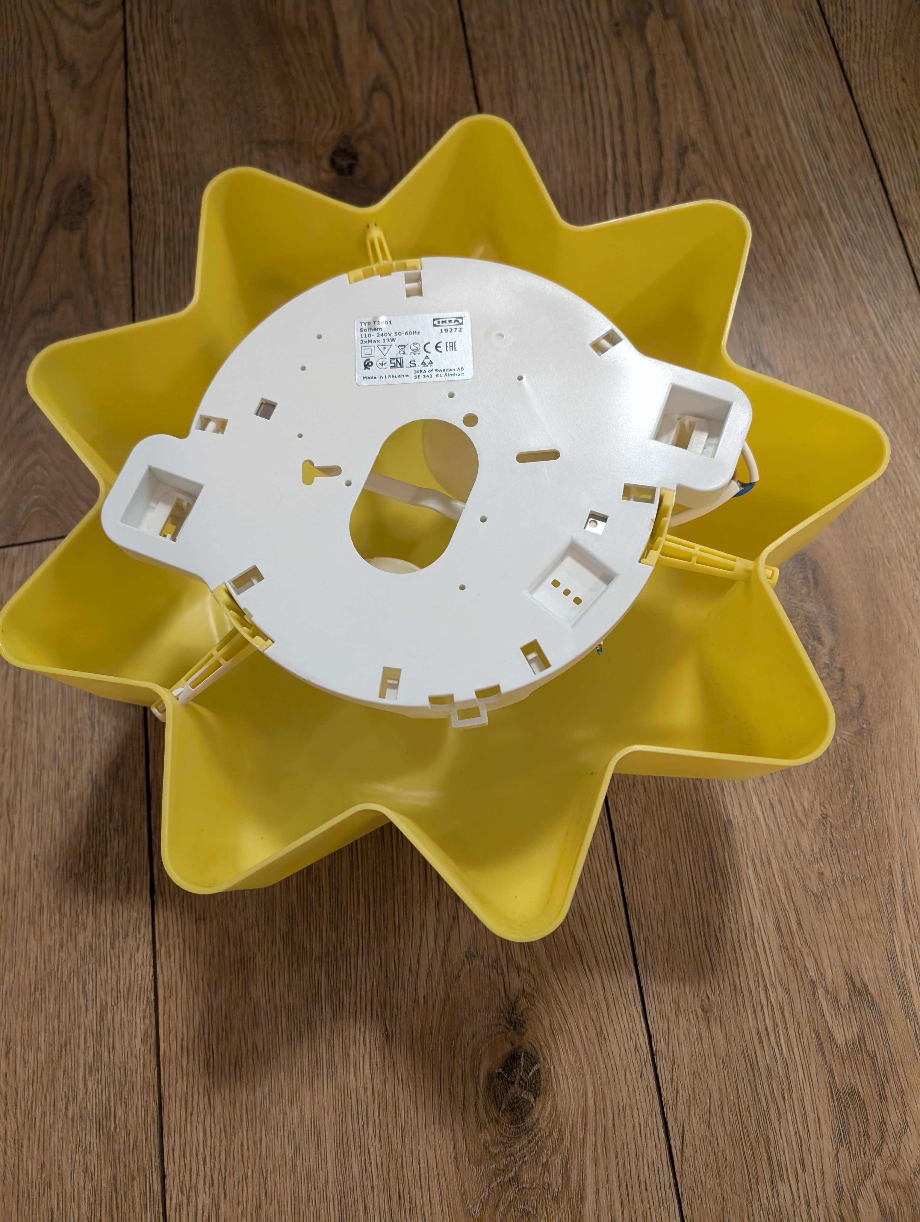 IKEA SOLHEM Lampa sufitowa - żółty słońce
5,00
