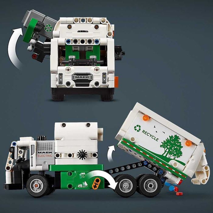 Klocki Lego Technic 42167 Śmieciarka Mack LR Electric