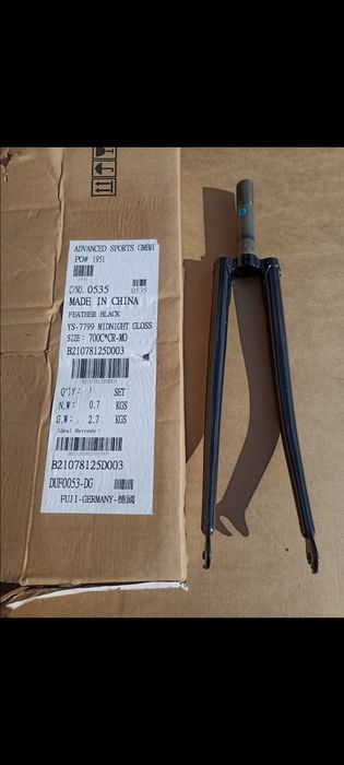 Nowy widelec cr-mo  fuji Feanher 112 mm   " promocja