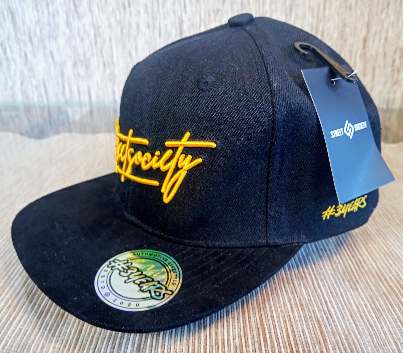 Nowa oryginalna czapka z daszkiem Street Society #3years Snapback