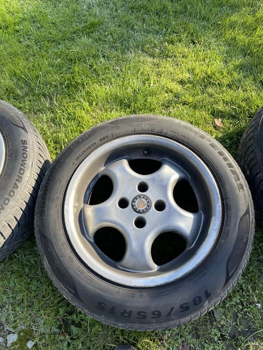Alufelgi 15 RH 4x100 z oponami zima