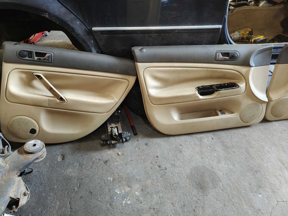 Boczki skórzane Passat B5 FL