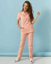Медичний костюм "Топаз" в персиковому кольорі 42р.