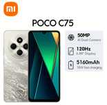 POCO C75 nowy smartfon, 50MP, 120Hz, 6,88”, USB-C, zielony
