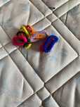 conjunto de elasticos coloridos
