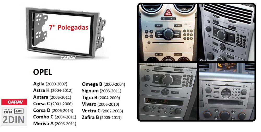 Rádio 2DIN OPEL • Astra • Corsa • Vectra • Zafira • Meriva • Android