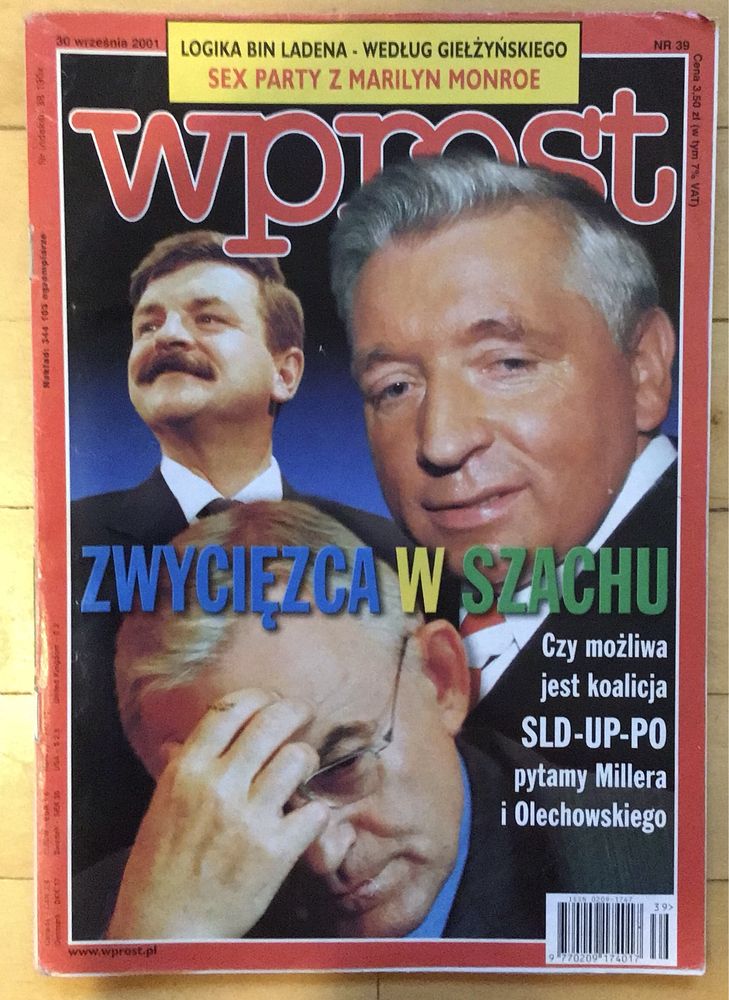 Czasopisma „Wprost” Rok - 2001 do 02,03,04