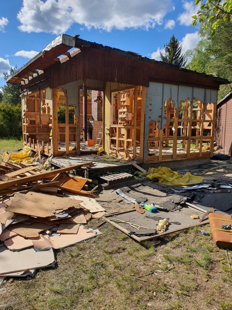 Rozbiórki Altan,  domków letniskowych , wywóz odpadów , utylizacja,