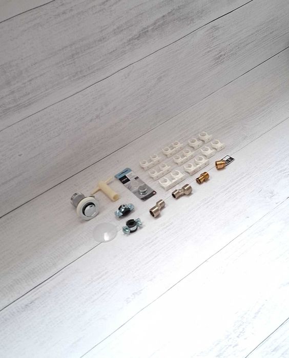 Zestaw hydraulika Korek Nakładka Obejma  Redukcja Uchwyt do rur 19 El