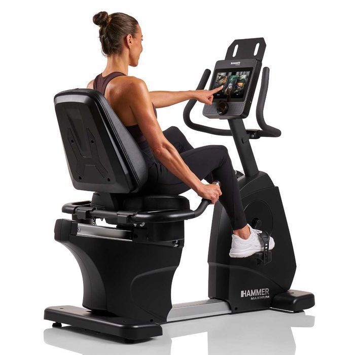 Rower poziomy elektromagnetyczny Hammer Maximum RB 8000