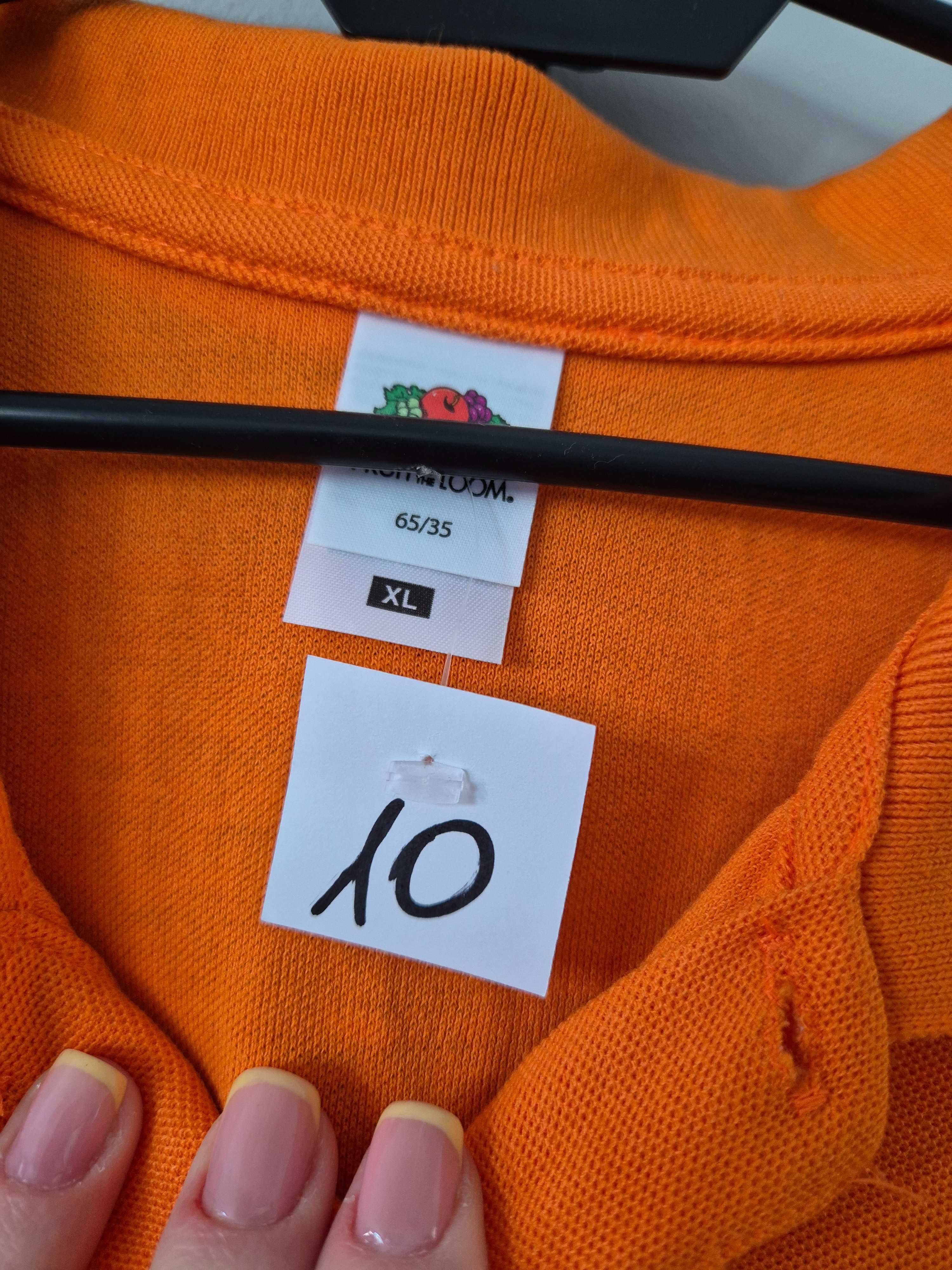 Pomarańczowa koszulka polo