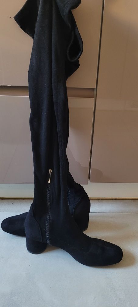 Długie buty kozaki rozm.38