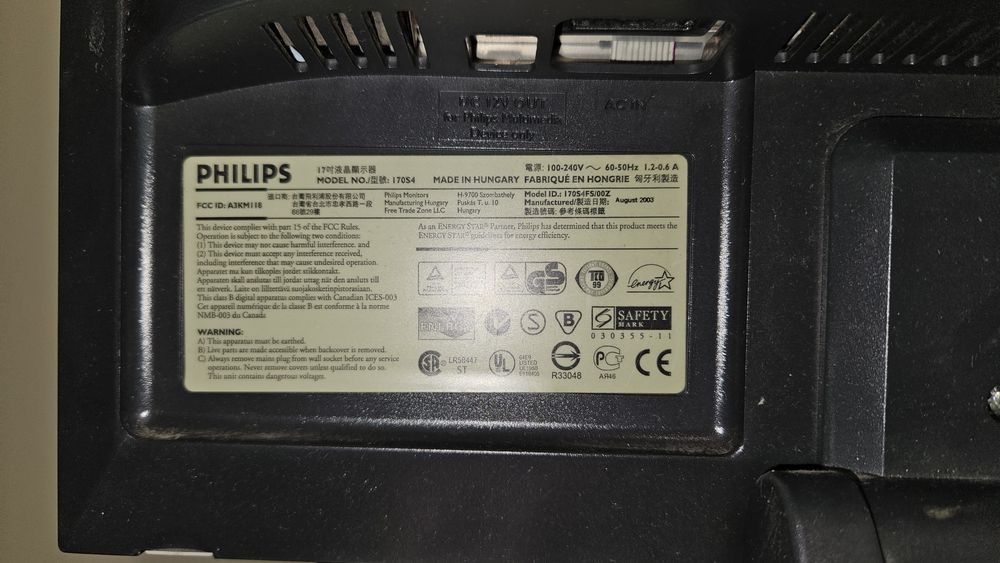 Monitor Philips 170S4