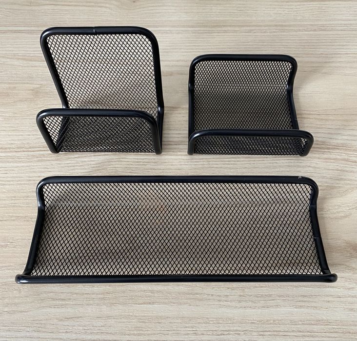 Organizery na biurko koszyczki Ikea