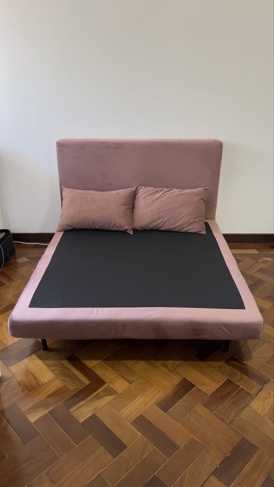 Sofá cama rosa queimado - Sklum