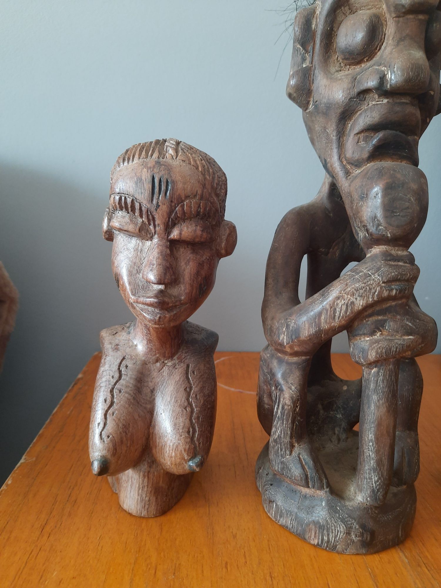 Trzy rzeźby afrykańskie
