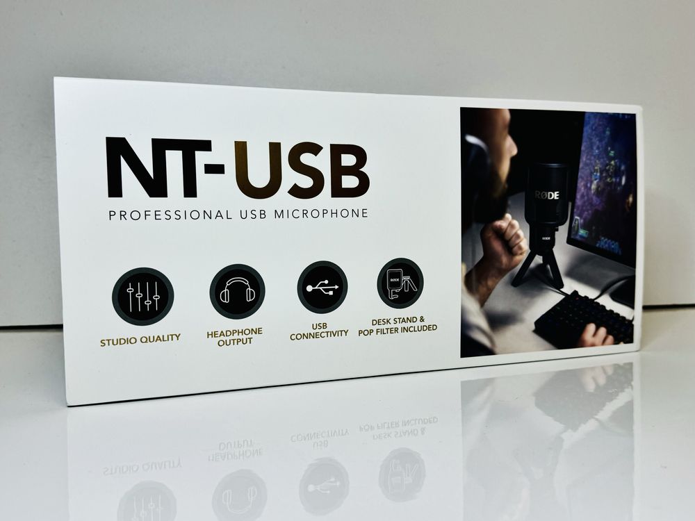 Новий Rode NT-USB Мікрофон студійний/ для ПК / для подкастів Гарантія