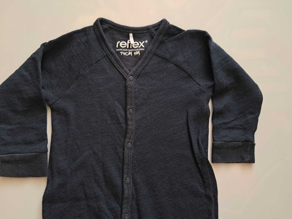 Rampers/kombinezon Reflex, merino wool/wełna, r. 68