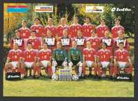 pocztówka piłkarska - Szwajcaria - reprezentacja - 1997 - nowa