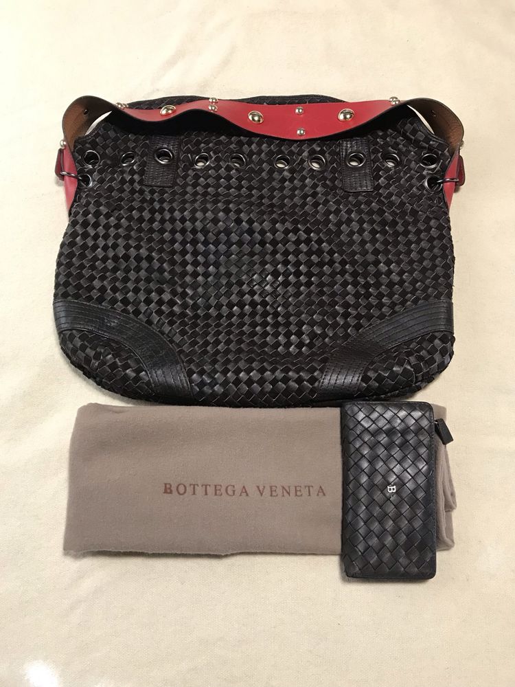 Сумка шоппер Bottega Veneta оригинал + портмоне