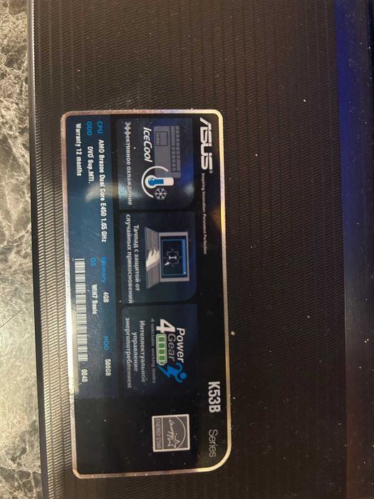 Ноутбук ASUS K53B