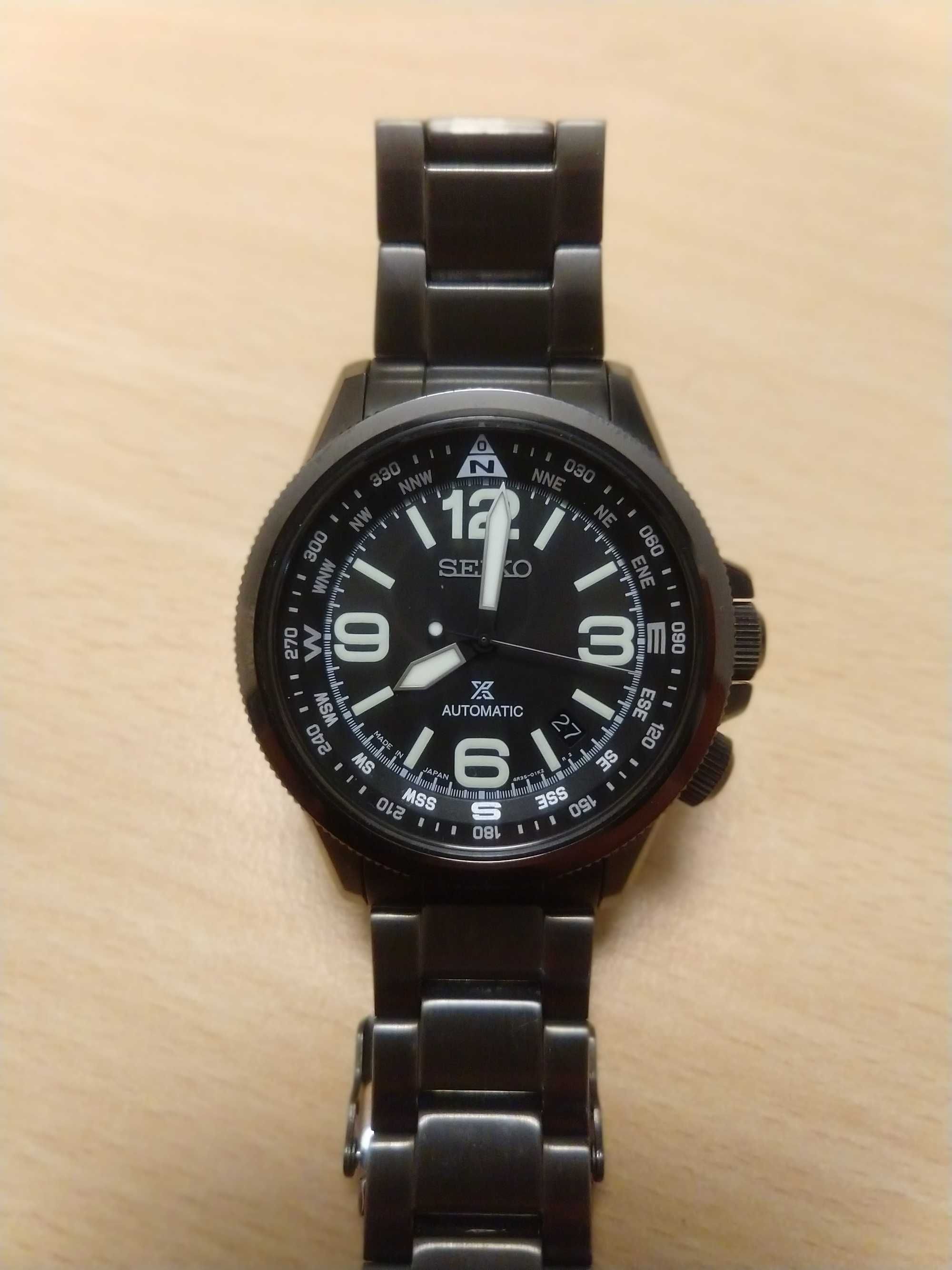 Zegarek SEIKO Prospex SRPA73J1 taktyczny survival data kompas jak sarb