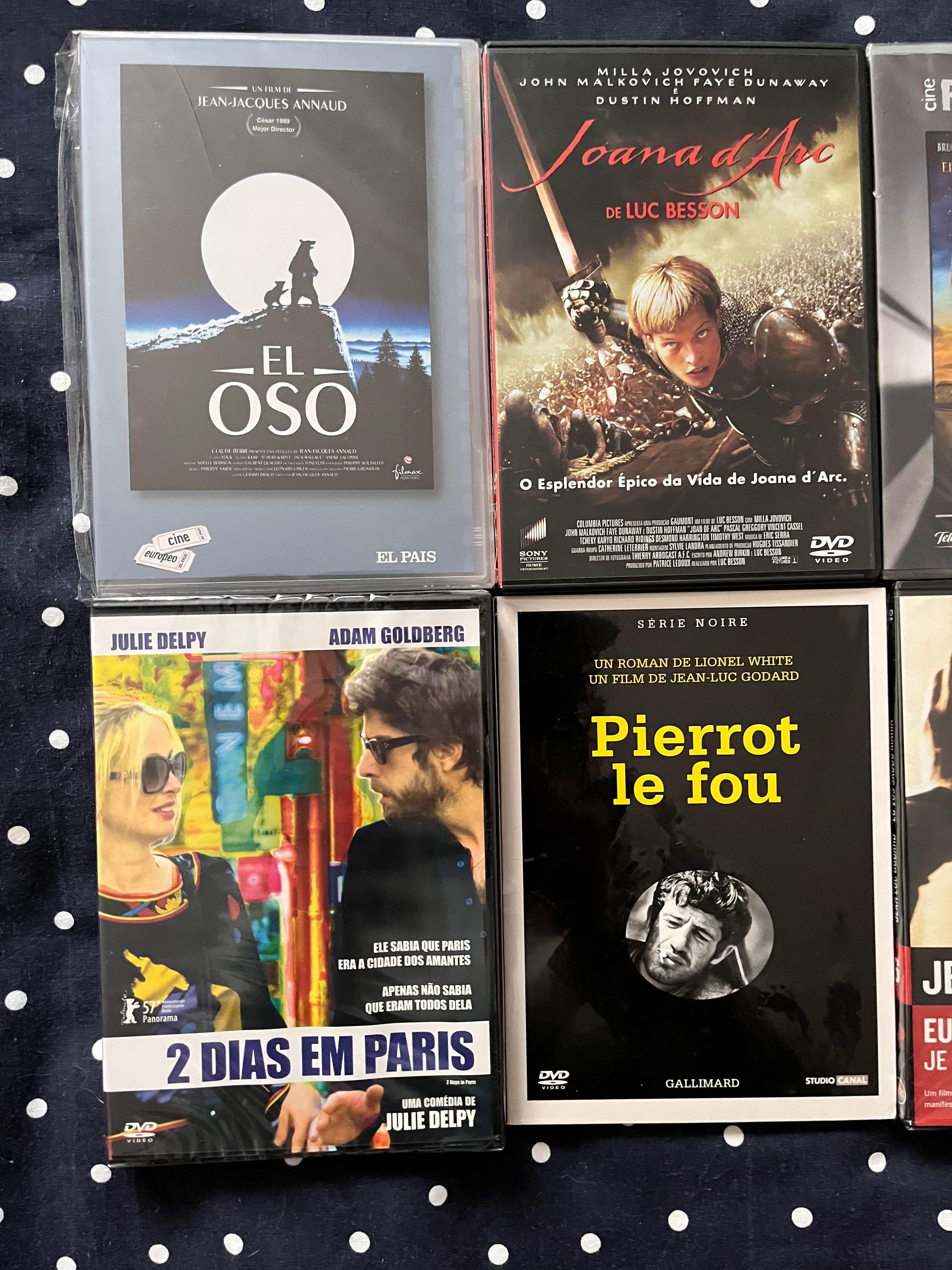 DVDs Cinema Francês: Luc Besson, Godard, Michel Gondry, Dardenne