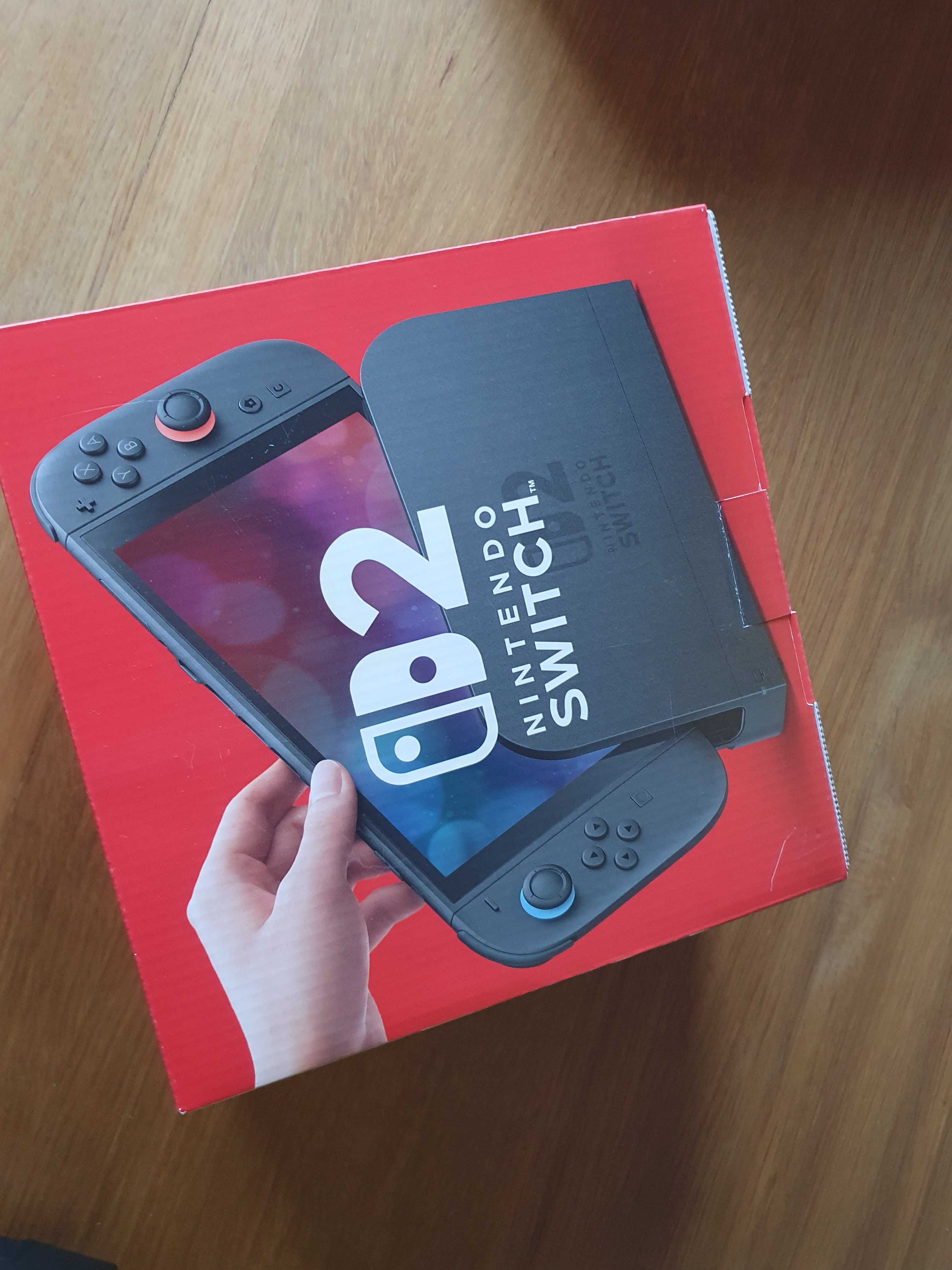 Puste pudełko po Nintendo Switch 2