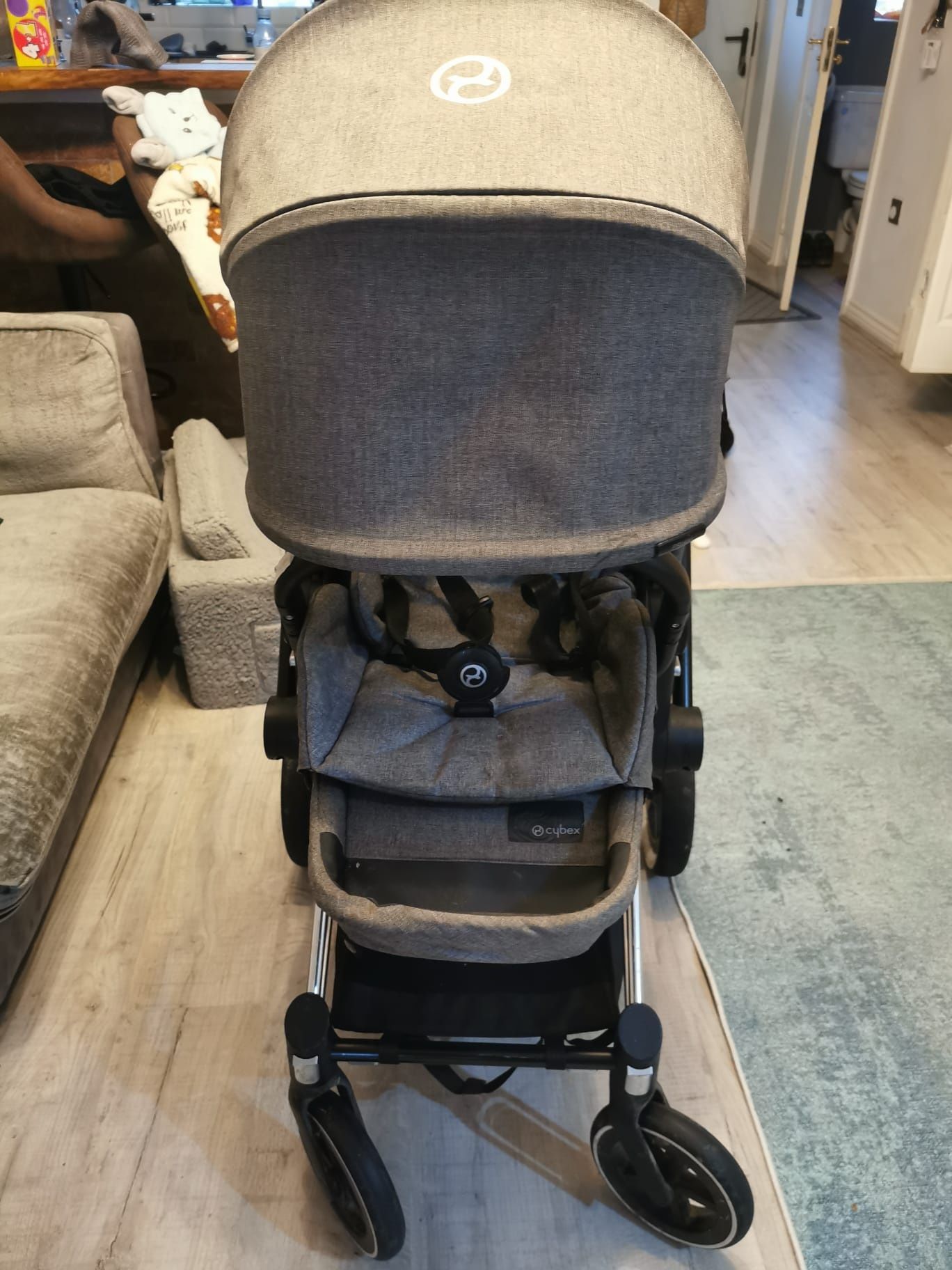 Cybex priam 1.0 szary spacerówka plus gondola 0-4 lata unisex