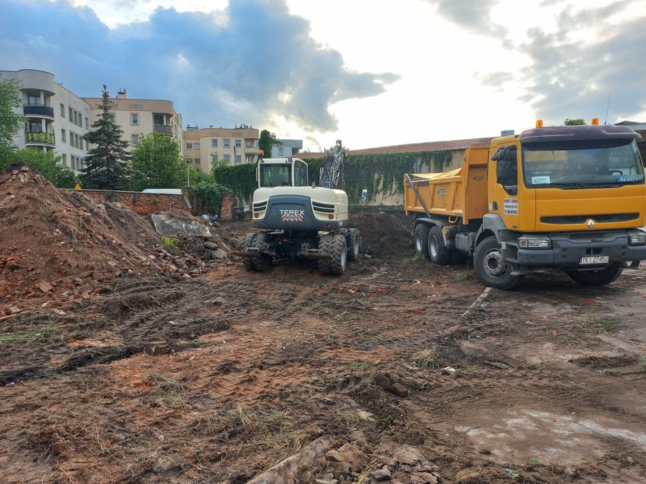 Prace ziemne transport