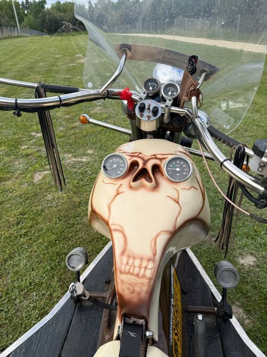 Motocykl SAM TRIKE .Trajka,Trójkołowiec.
