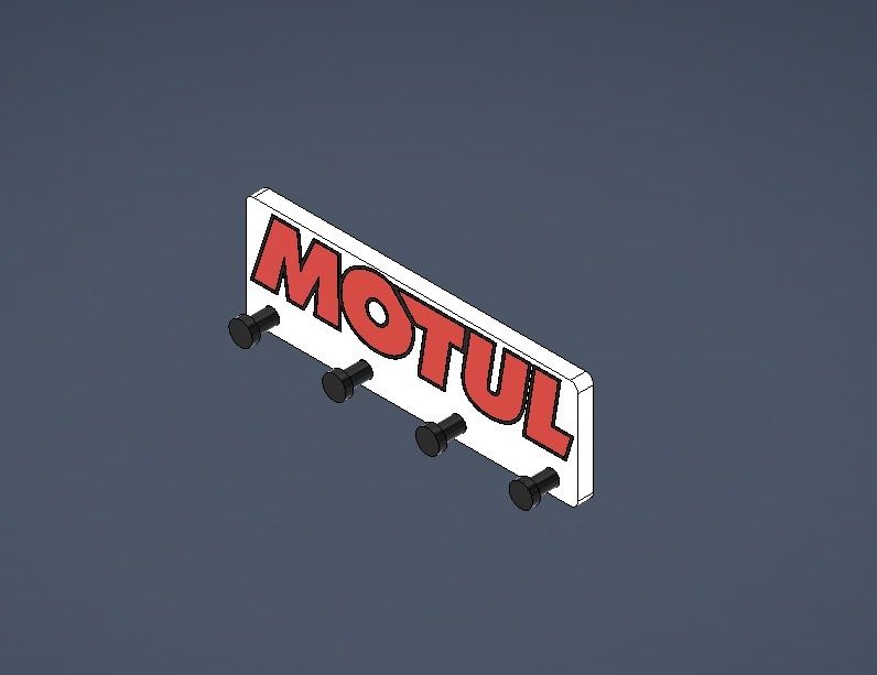 Cabide / Chaveiro personalizado "Motul"