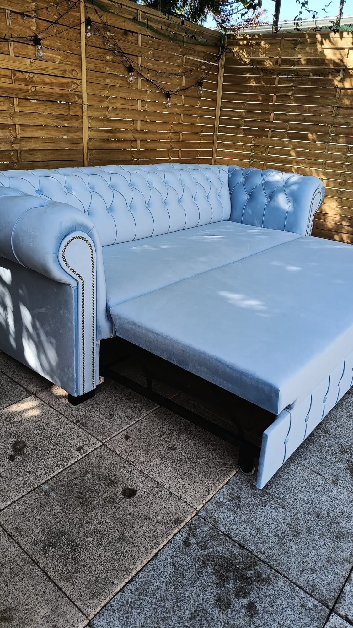 Sofa Chesterfield IV III II I. Narożnik.
