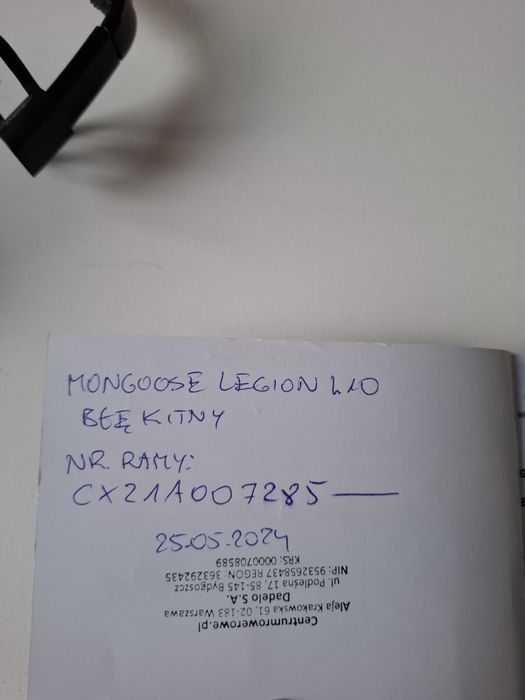 Rower BMX Mongoose Legion