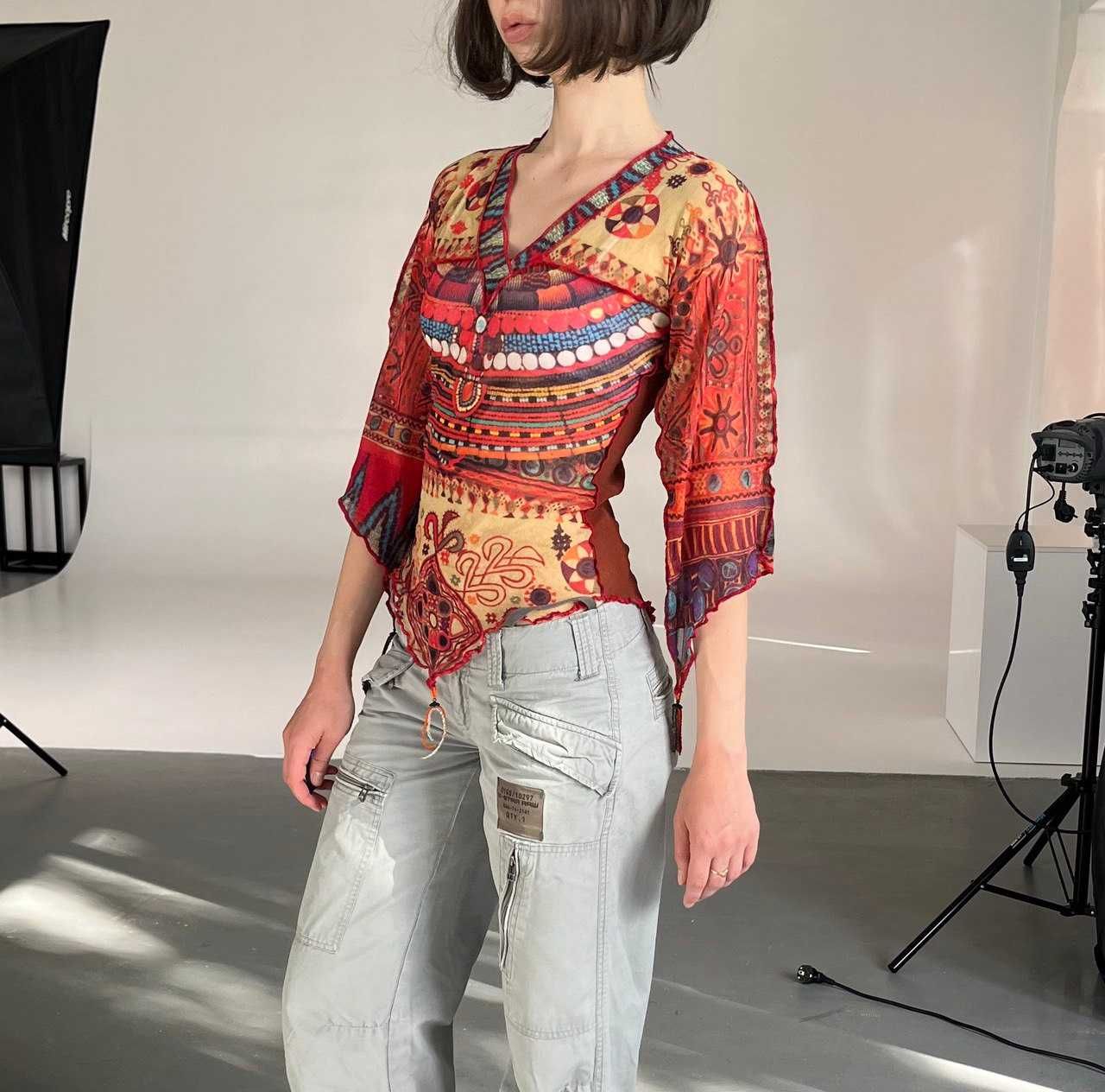 Jean Paul Gaultier soleil 90-ті вінтаж лонг-меш rick owens margiela