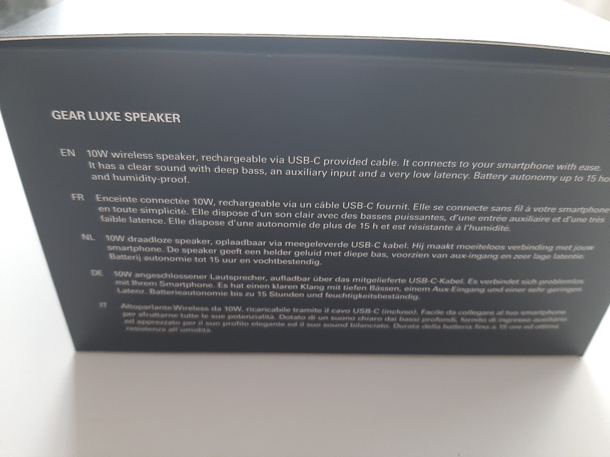 Głośnik Hugo Boss Gear Lux