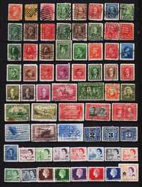 Почтовые марки Канады 65 шт. 1870-1967 г. №746
