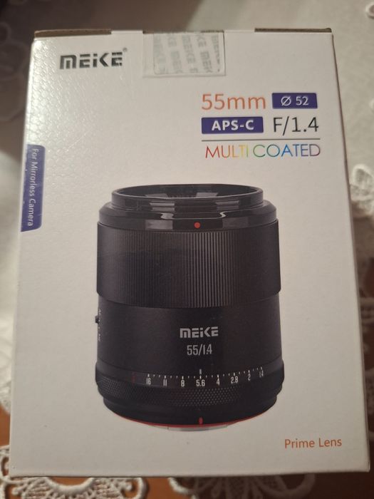 obiektyw MEKE 55mm Ø52 APS-C F/1.4 Multicoated