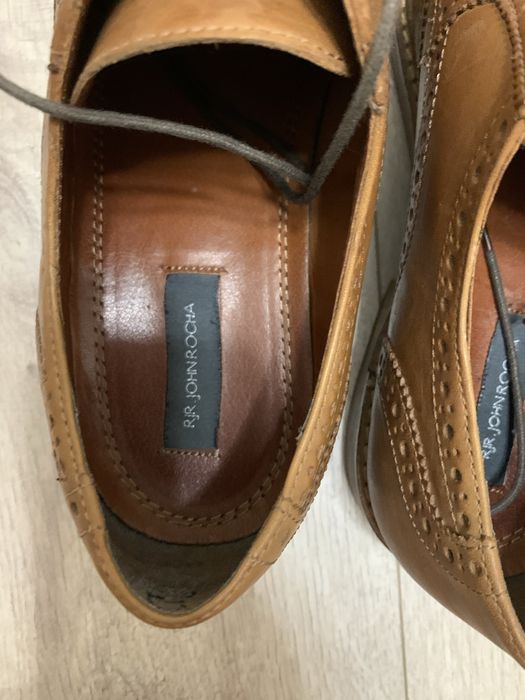 Шикарні чоловічі броги 29 см, туфлі стан суперовий