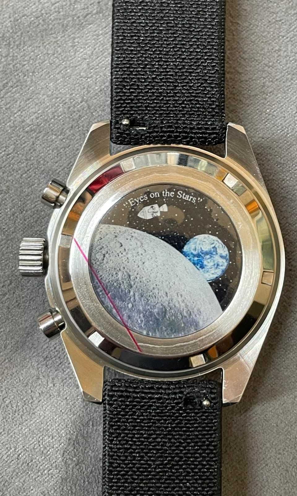 Omega Moonswatch Speedmaster Moon Caixa em Aço