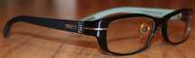 Markowe okulary "zerówki" do komputera, od optyka, z antyrefleksem