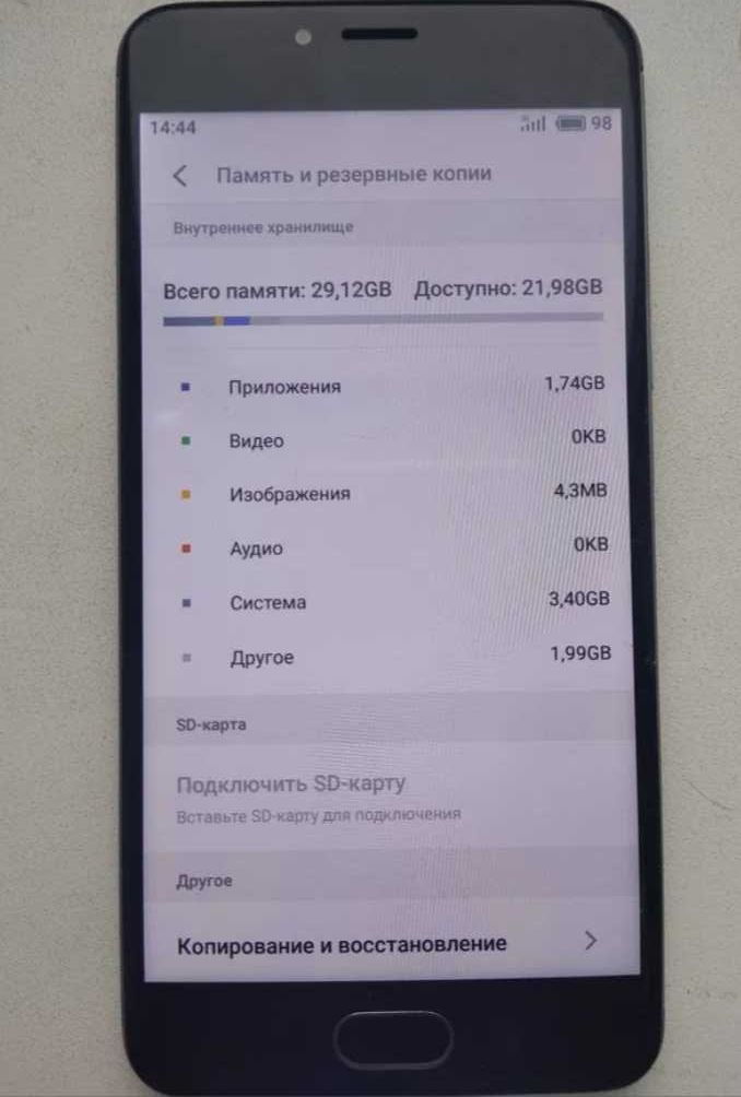 Смартфон Meizu M5s (2017) Екран: 5.2 " Пам'ять: 32 ГБ + ОЗП 3 ГБ