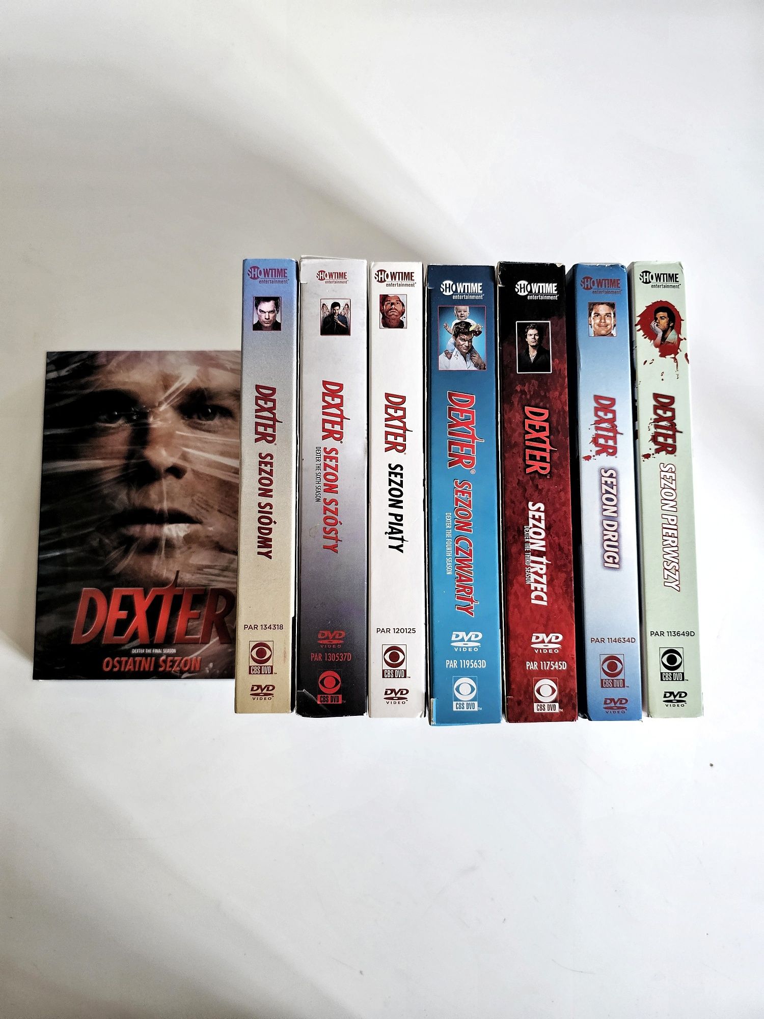 POLSKI LEKTOR Dexter dvd kompletna seria sezony 1, 2, 3, 4, 5, 6, 7, 8