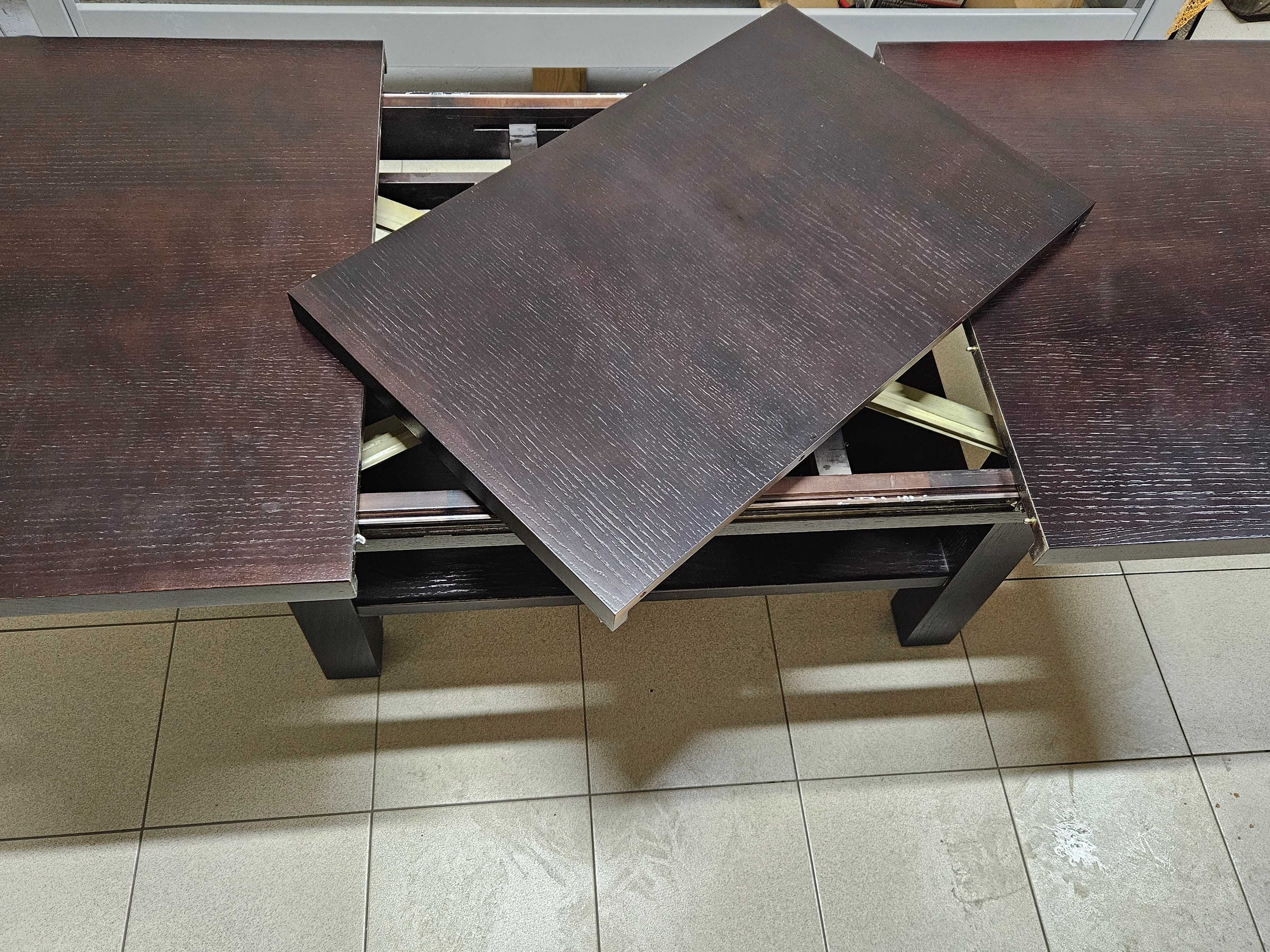 Ławostół, stół, ława rozkładany venge szer80 dł136,5 wys60