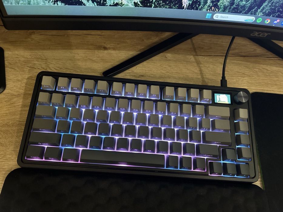 Механічна клавіатура FL Esports CMK75 POM ICE MINT