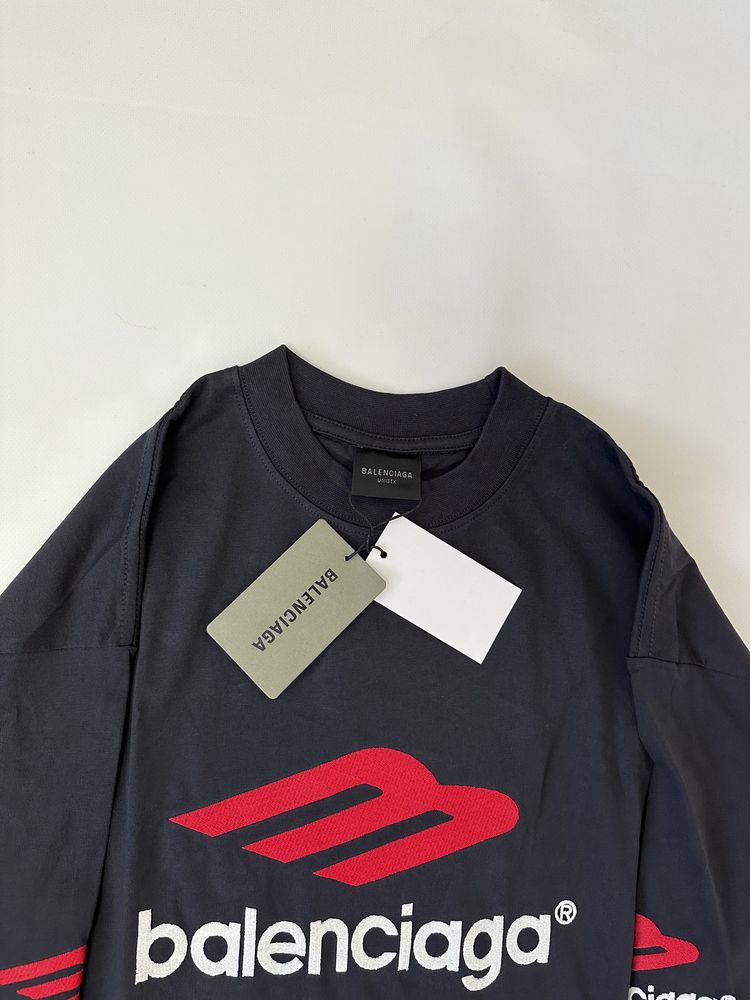 Лонгслив Balenciaga 3B sporty logo L vetements rick owens raf simons