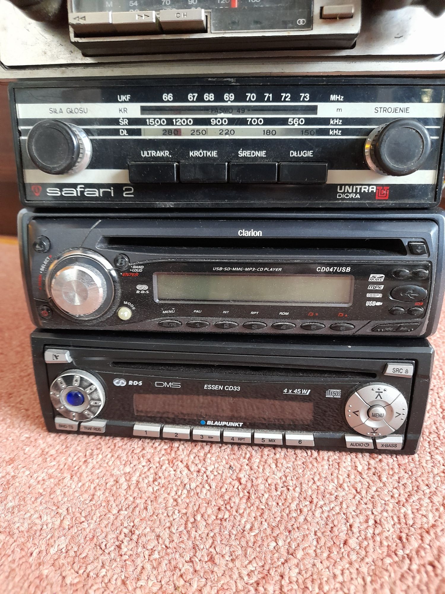 Radio safari unitra clarion blaupunkt