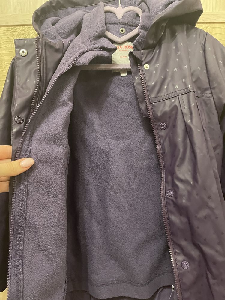 Куртка /дощовик утеплена на 10 років/140 см зросту