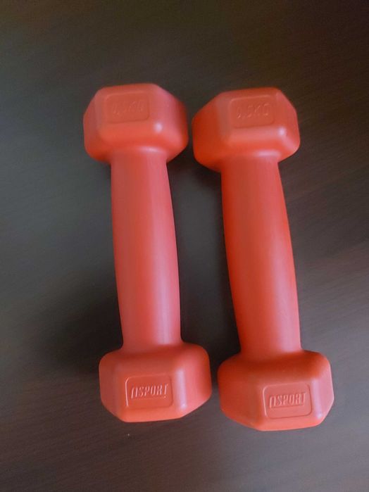 Гантелі для фітнеса пластикові Osport 2 шт 0,5 кг