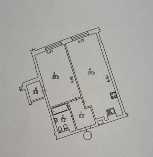Продам  1 комнатную квартиру  в ЖК бизнес класса Greenville Park.
